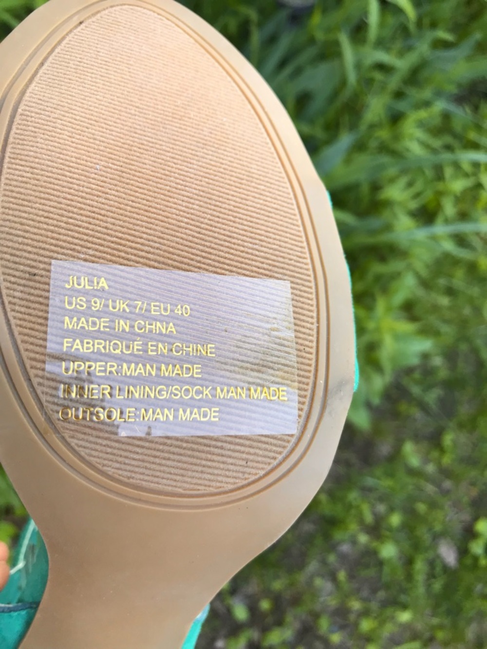 MADISON Teal Cage 3 Buckle Faux Suede Stiletto Open Toe Heels Size 9 - Picture 7 of 16